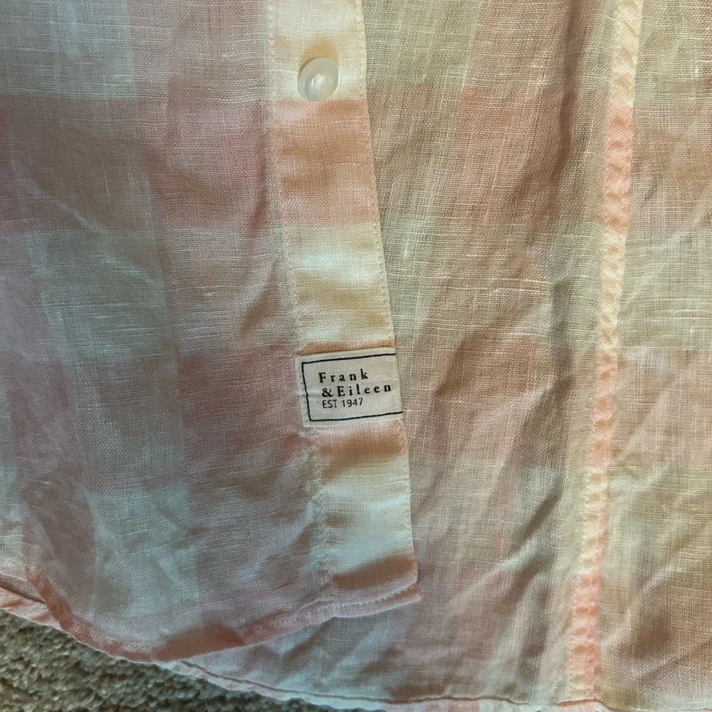Frank & Eileen Pink Plaid Button Down Shirt - Picture 3 of 3
